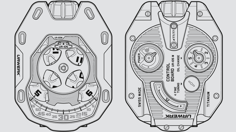 Swiss timepiece, Satellite watch, UR-105