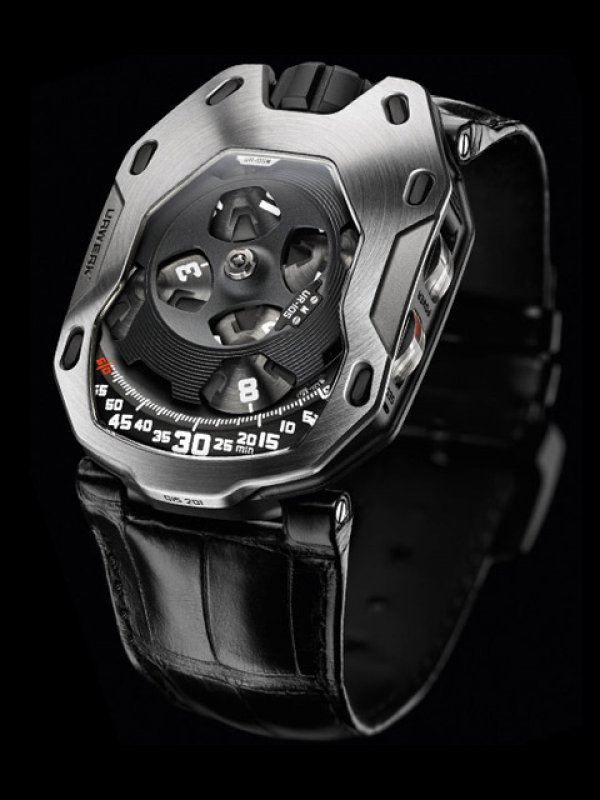 Swiss timepiece, satellite watch, UR-105M